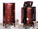 Cherry Large Jewelry Armoire