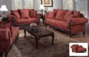 Momentum Burgundy Living Room Set 