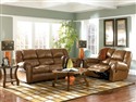 McIntyre Caramel Leather Reclining Sofa & Loveseat