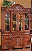 Harmony Traditional Carved Trim China Cabinet with